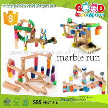 EN71 top sale push toy vehicle wooden marble run OEM/ODM educational marble run for children